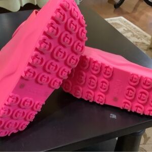 Gucci Pink Sandals with Chunky Treaded Soles